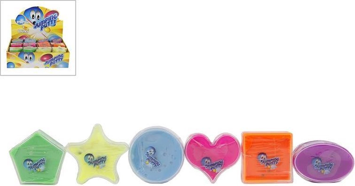 Tom Jumping Putty Junior 5 Cm Siliconen Geel