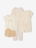 Vertbaudet Set van 3 luipaardpyjama's