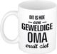 Bellatio Decorations Geweldige Oma koffiemok wit - 300 ml - keramiek