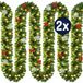 Casaria Guirlande - 2x10m 160 LED - IP44 - Blanc chaud
