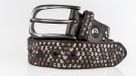 b.belt Leren riem Zoe Black Leather Belt W100 Black zwart