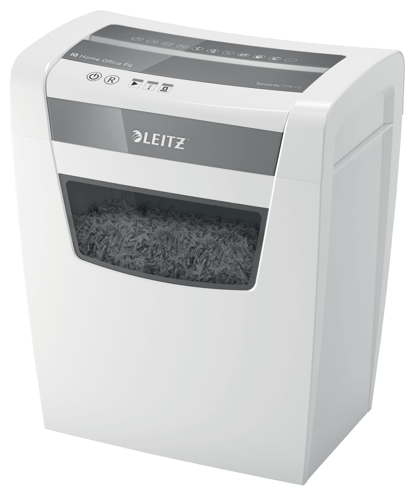 Leitz IQ Home Office P-4 Papierversnipperaar - Deeltjesversnippering - 10 vel - Wit