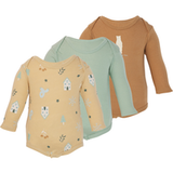 LUPILU® Lot de 3 bodys pour bébé (marron/menthe, 12-24 mois)