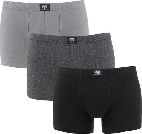 CECEBA Challenger Heren Boxer - 3-pack Multipack - Grijs