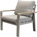 AVH-Collectie Lola lounge tuinstoel aluminium latte soft grey met kussens