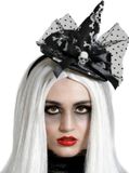 Atosa Halloween heksenhoed - mini hoedje op diadeem