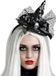 Atosa Halloween heksenhoed - mini hoedje op diadeem
