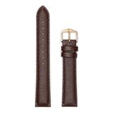 Hirsch Horlogeband - Rainbow Donkerbruin - Leer - 20mm