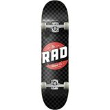 RAD Checkers Progressive skateboard voor volwassenen, uniseks, zwart/grijs, 20 cm