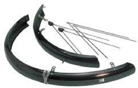 Cycle tech Spatborden Set 58mm 26 Inch Zwart OR type Kunsstof