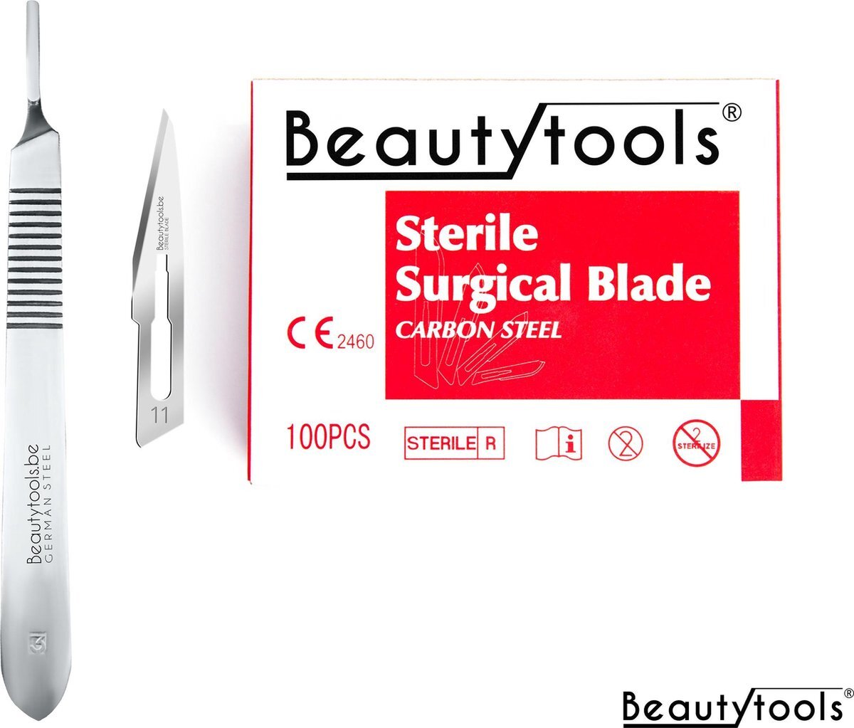 Beautytools.be Beautytools Bistouri Messen/Nr 11 mes (100 stuks) - (BP-0652)