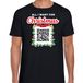 Bellatio Kerst QR code kerstshirt All I want: Stappen zonder QR code homme noir