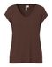 PIECES Shirt 'PCKamala' chocoladebruin