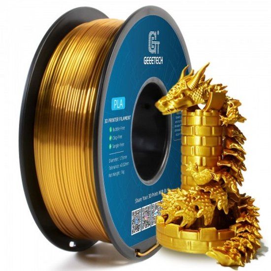 Geeetech PLA Silk Gold 1.75mm 1kg