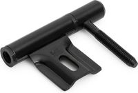 Fixmasters Skapa Global B.V. Inboorpaumelle - Ø14mm - Zwarte nylon ring - Voor houten deuren en metalen montagekozijnen - Staal - Zwart