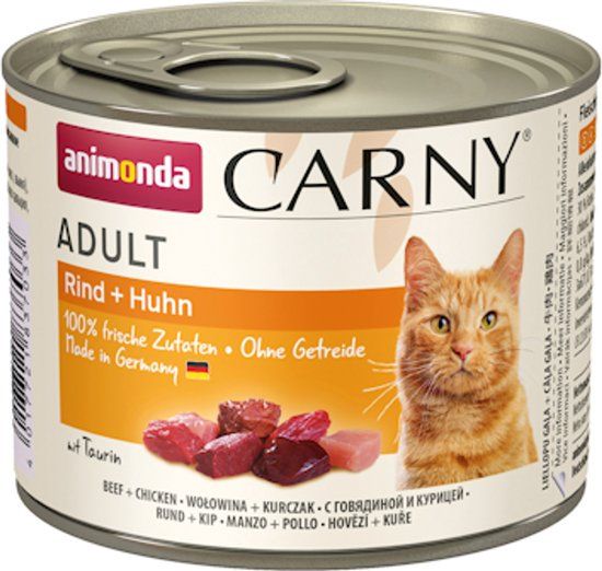 Animonda Carny Adult - Rund met Kip - 6 x 400 g