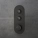 Hudson Reed Idro Thermostatische Inbouw Douchekraan met Drukknopbediening - 2 Functies - Zwart