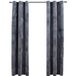 Vidaxl Rideaux Occultants Et Anneaux 2 Pcs Anthracite 94x241cm Velours