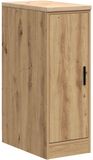 vidaXL Garagekast 30x51x85 cm Massief Grenenhout Artisan Eikenkleurig