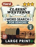 Hard Classic Westerns Word Search for Seniors Large Print