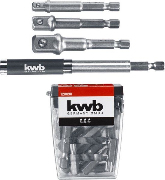 kwb 23-delige Bitset - Incl. Verlengstukken en Adapter