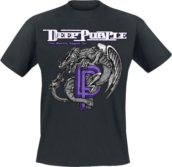 Deep Purple Battle rages on Heren T-shirt - zwart - XL