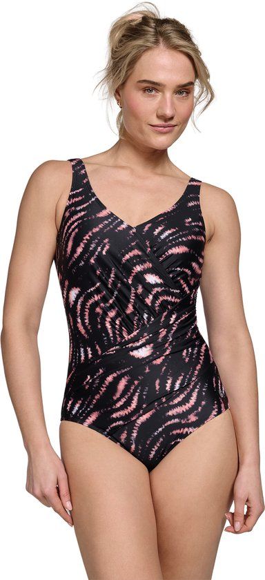 ten Cate Swim Ten Cate Badpak Soft Cup Shape Tie Dye Wave Dames Maat 50