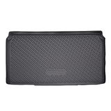 NORM J&J AUTOMOTIVE Rubberen kofferbakmat kofferbakschaal voertuigspecifiek voor 208 vanaf 2019, antislip, perfecte pasvorm, met hoge rand 2 cm kofferbakbeschermingsmat, oprolbaar, zwart