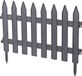 Form Plastic Tuinhekjes - 7x stuks - kunststof - 320 cm - antraciet