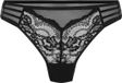 Hunkemöller Dames Lingerie String Briar - Zwart - maat 2XL