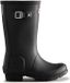 Hunter Junior Originals Kinder Regenlaarsjes Rubber Zwart Waterdicht