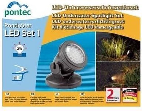 PONTEC PondoStar LED Set 1 - onderwaterspot vijververlichting tuinverlichting