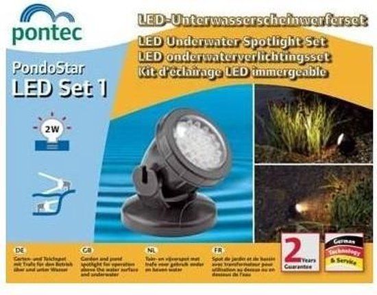 Pontec PondoStar LED set 1 - onderwaterspot vijververlichting tuinverlichting