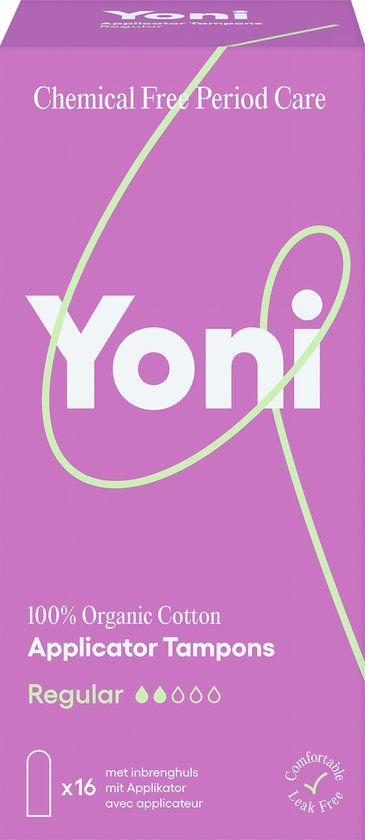 Yoni Tampons - Regular - with Applicator - 16 Count