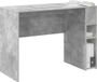 Bureau Béton Gris Bois transformé 109 x 50 x 78 cm