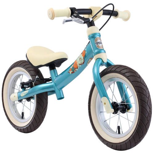 Bikestar 2-in-1 Kinderfiets Zonder Pedalen - 12 inch - Turkoois