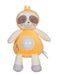 GIPSY Toys Luiaard Nacht Pluche Serie "Bamboo" 26 cm S/Kaart Geel en Bruin 1e Leeftijd