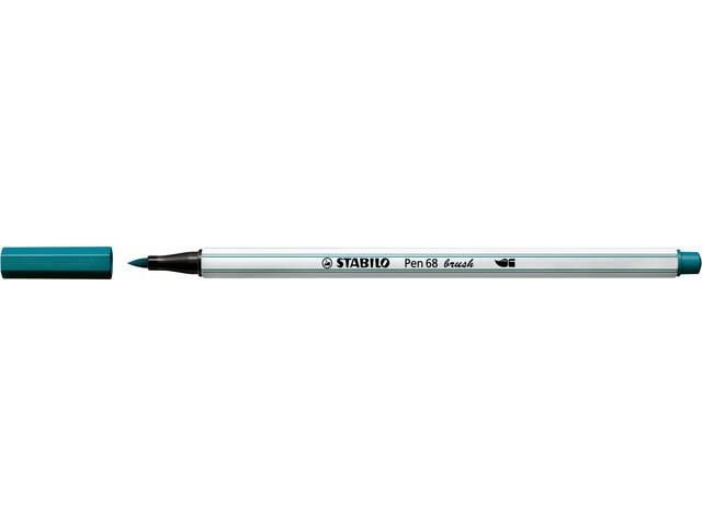Stabilo Brushstift Pen 568/51 turquoise blauw