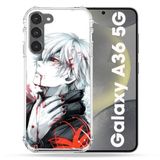 Cokitec Samsung Galaxy A36 5G Manga Tokyo Ghoul Kaneki Wit Versterkte hoes