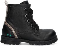 BunniesJR 225783-589 Meisjes Biker Boots - Zwart - Leer - Veters