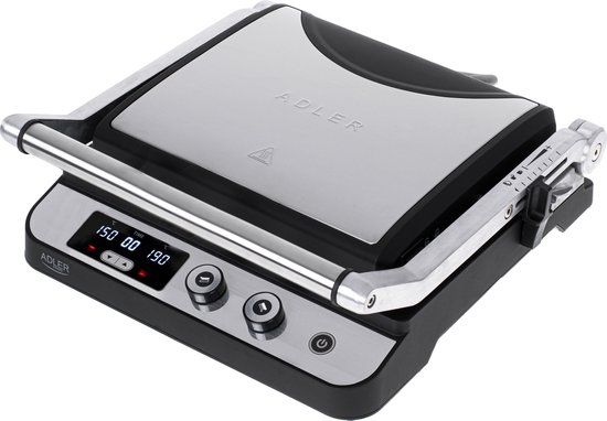 Adler AD 3059 Contactgrill - 3000W - Zwart/RVS
