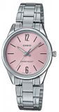 Casio Dameshorloge LTP-V005D Serie - RVS Roze