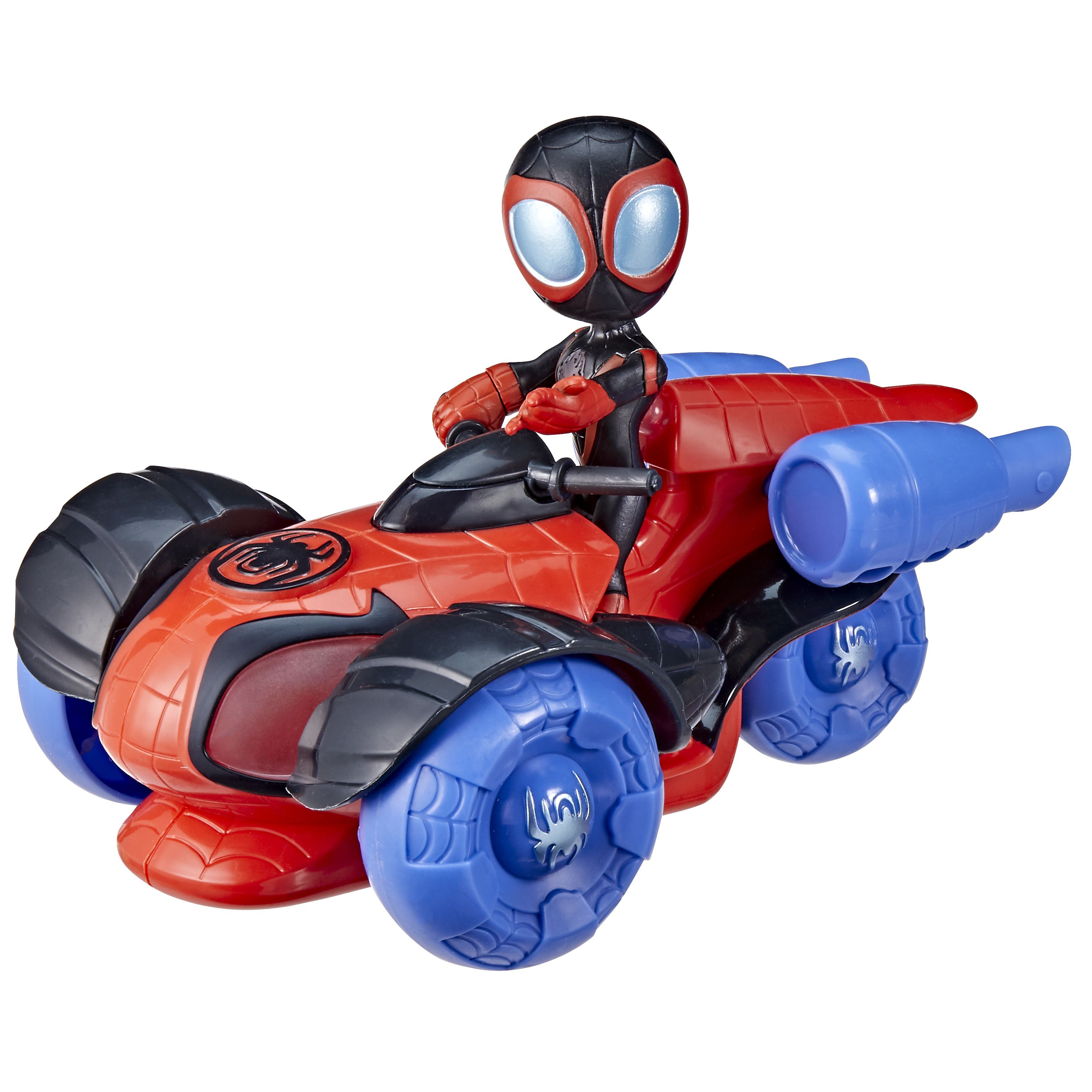 Marvel Spidey and His Amazing Friends Glow Tech Techno Racer - Racing Vehicle with Lights and Sound