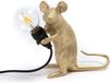 Seletti Mouse Sitting Table Lamp USB Gold