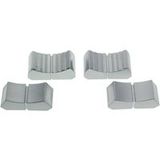 ALPS 76655 Bouton de fader Velours-chrome (lisse) (l x l) 12 mm x 26 mm 1 pièce(s)