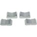 ALPS 76655 Bouton de fader Velours-chrome (lisse) (l x l) 12 mm x 26 mm 1 pièce(s)