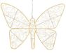 Lumineo Microled vlinder 98x77cm-760led koel wit licht