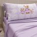 PETTI Artigiani Italiani Katoenen beddengoedset met kussenslopen in digitale print, laken voor Frans bed, beddengoedset voor Frans bed, Teddy Love Lila, 100% Made in Italy