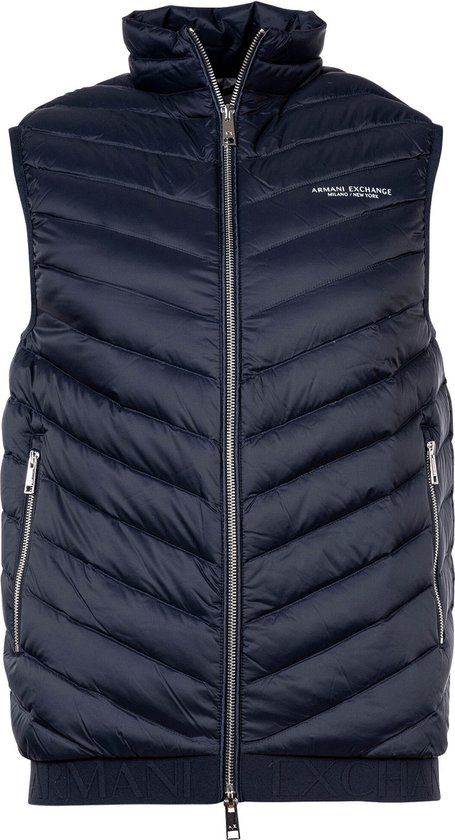 Armani Exchange Gewatteerd vest - Dunkelblau - Maat L - Mannen