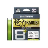 SHIMANO Kairiki 8+ Fishing Line - 300m, 0.23mm, 26.3kg, Moss Green
